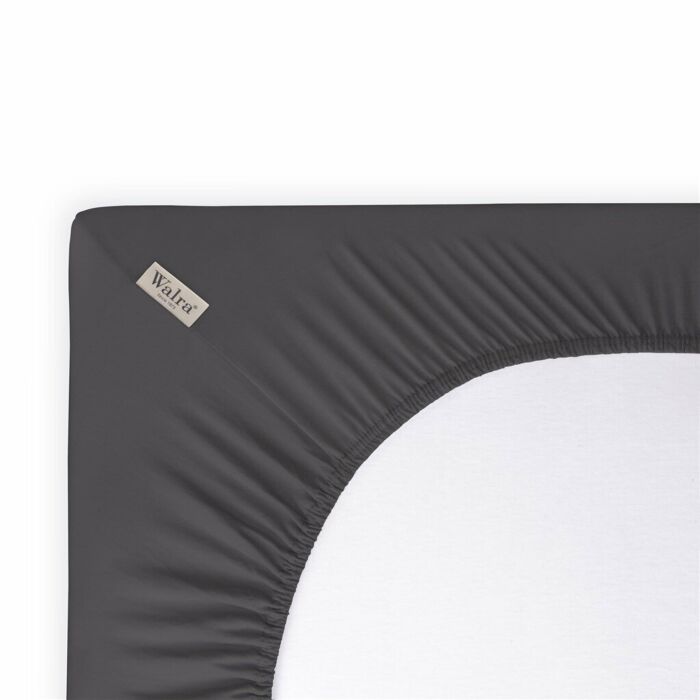Jersey Stretch spannbettlaken 90x220cm anthrazit