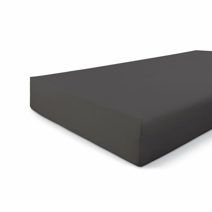 Jersey Stretch spannbettlaken 90x220cm anthrazit