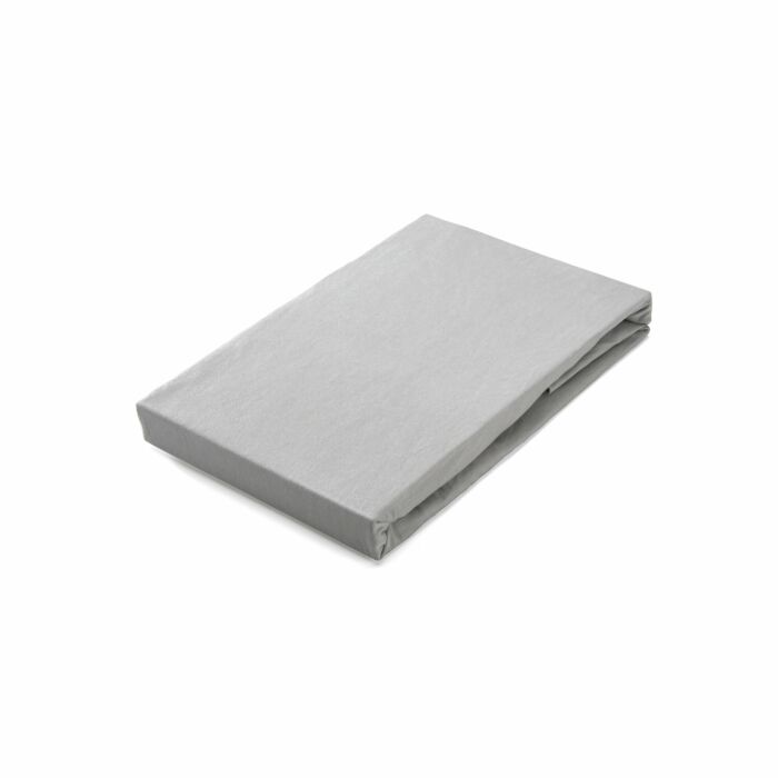 Jersey Stretch spannbettlaken 140x200/210cm grau