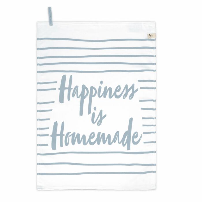 Dry weißh Happiness geschirrtuch 50x70cm denim