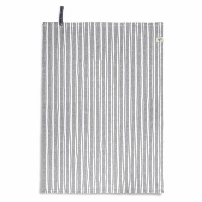 Dry weißh Stripes geschirrtuch 50x70cm aus schwarz