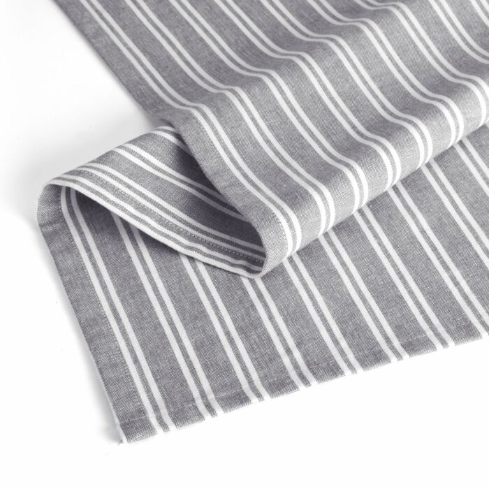Dry weißh Stripes geschirrtuch 50x70cm aus schwarz