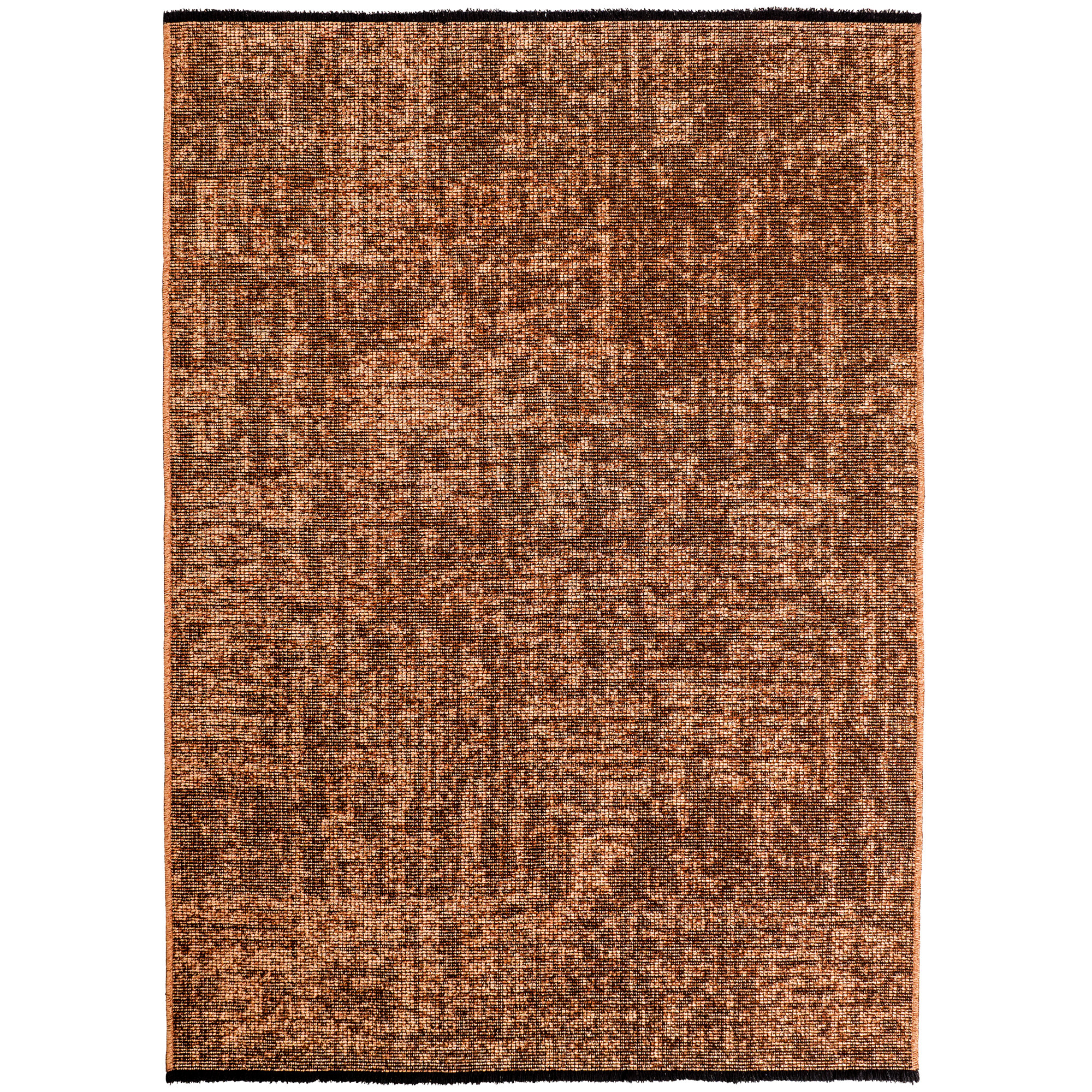 Space teppich kurzflor läufer 80x150cm kupfer