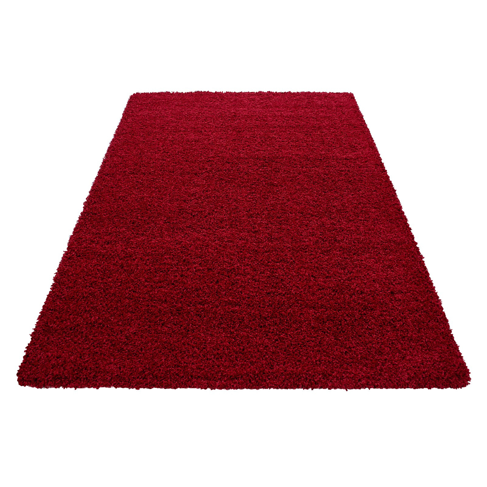 Life Shaggy teppich hochflor rechteckig 200x290cm rot