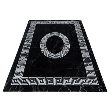 Plus Laby teppich kurzflor rechteckig 200x290cm schwarz