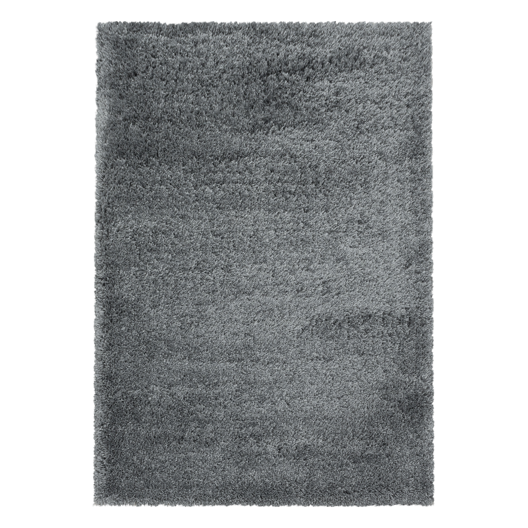 Fluffy Shaggy teppich hochflor rechteckig 200x290cm hellgrau