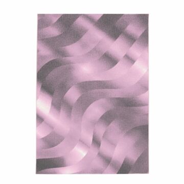 Costa Roly teppich kurzflor läufer 80x250cm rosa