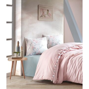 Candy bettwäsche-set 200x220cm baumwolle renforce linda pulver
