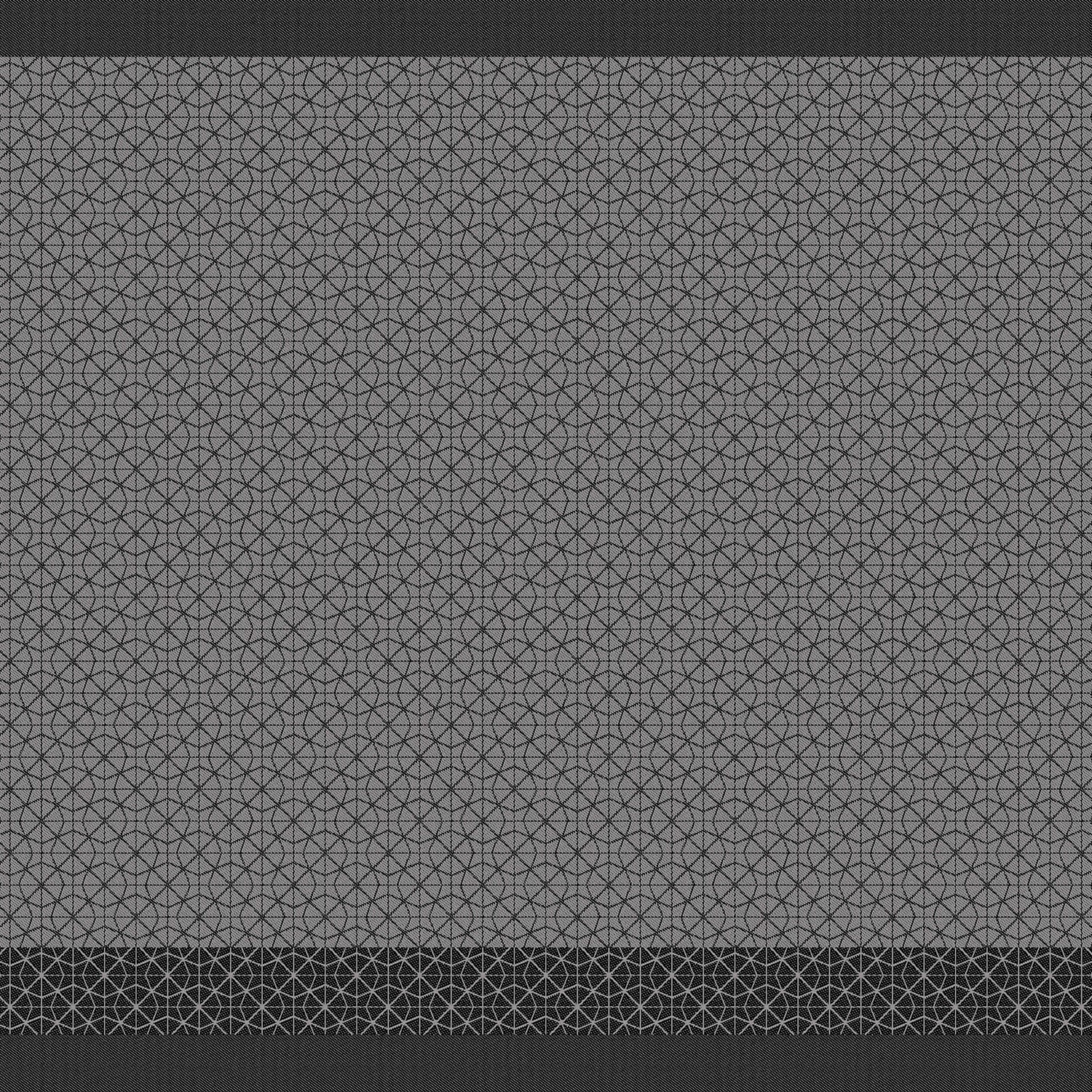 DDDDD Chrystal geschirrtuch 60x65cm schwarz (6 stück)
