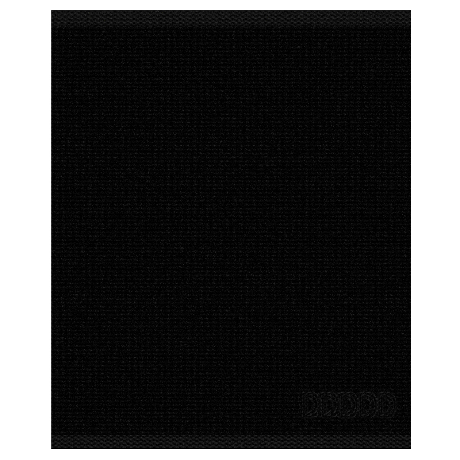 DDDDD Logo küchentuch 50x55cm schwarz (6 stück)