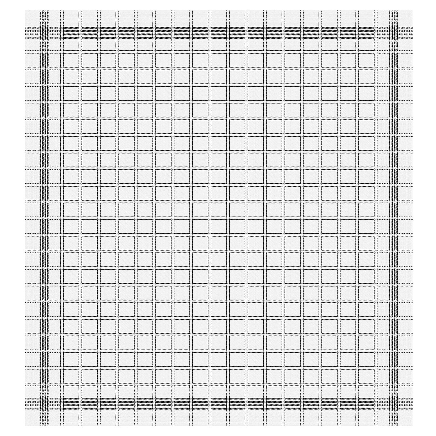 DDDDD National geschirrtuch 65x65cm schwarz (6 stück)