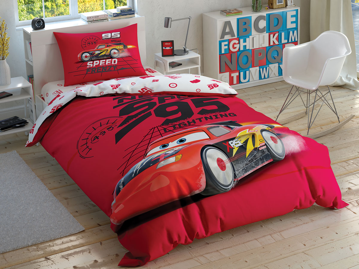Disney Home - Cars Speed Frenzy kinder bettwäsche-set (lizenziert)