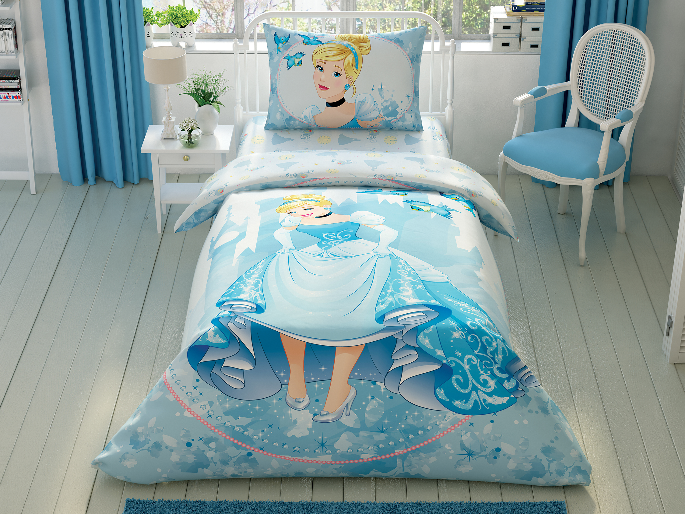 Disney Home - Cindrella Forever kinder bettwäsche-set (lizenziert)