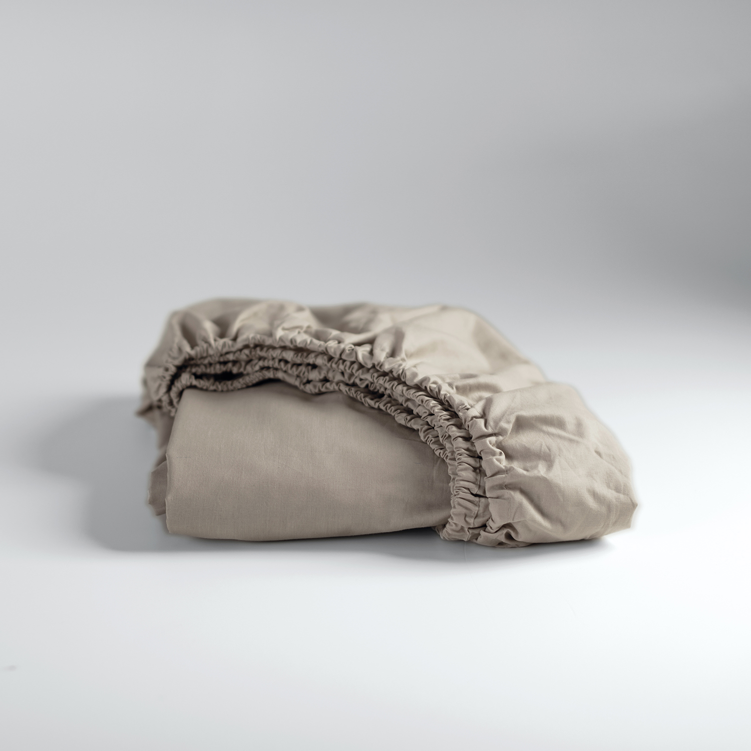 Cinderella Weekend spannbettlaken 160x200cm baumwolle taupe (bis 25cm)