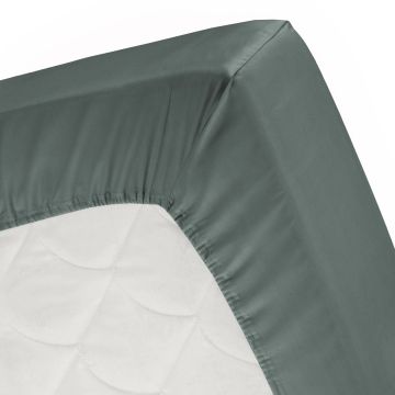 Cinderella Sundays spannbettlaken 200x220cm satin grün (bis 25cm)