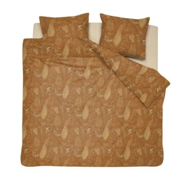 Damai Flamand bettwäsche 240x220cm satin gold ocker
