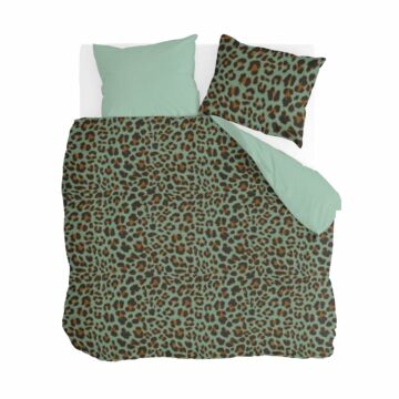 Lazy Leopard bettwäsche 240x220cm grün