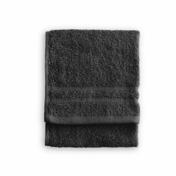 Bath Basics gästetuch 30x50cm anthrazit (2 stück)
