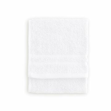 Bath Basics gästetuch 30x50cm weiß (2 stück)