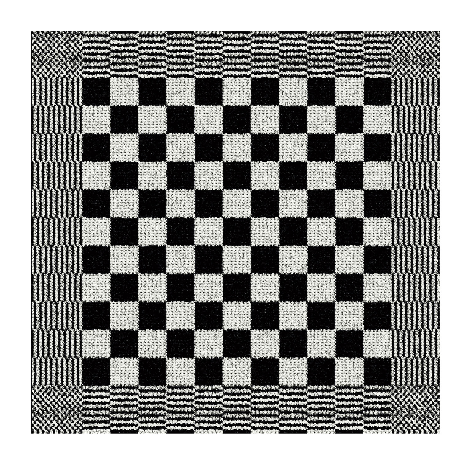 DDDDD Barbeque küchentuch 50x55cm schwarz (6 stück)