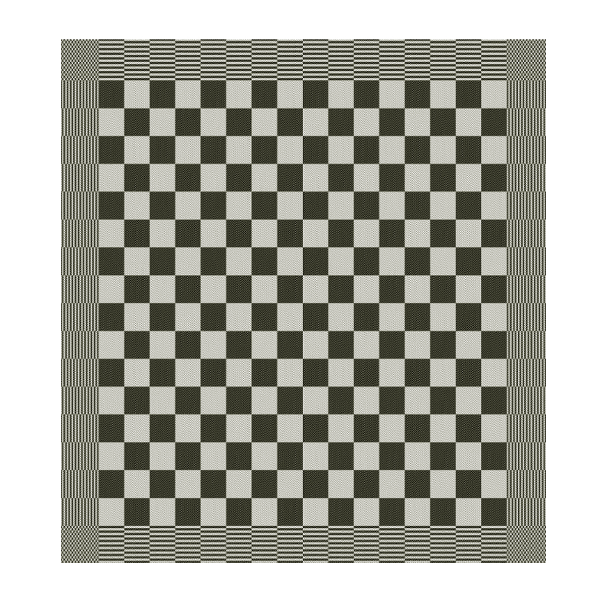 DDDDD Barbeque geschirrtuch 65x65cm schwarz (6 stück)