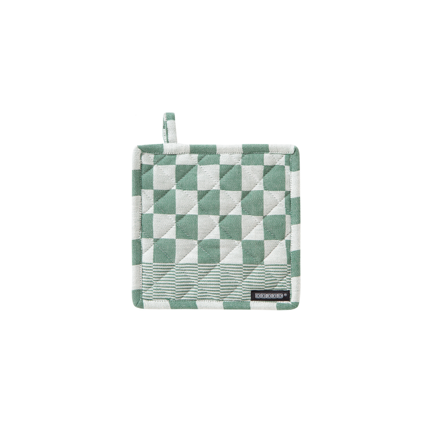 DDDDD Barbeque topflappen 21x21cm grün (2 stück)