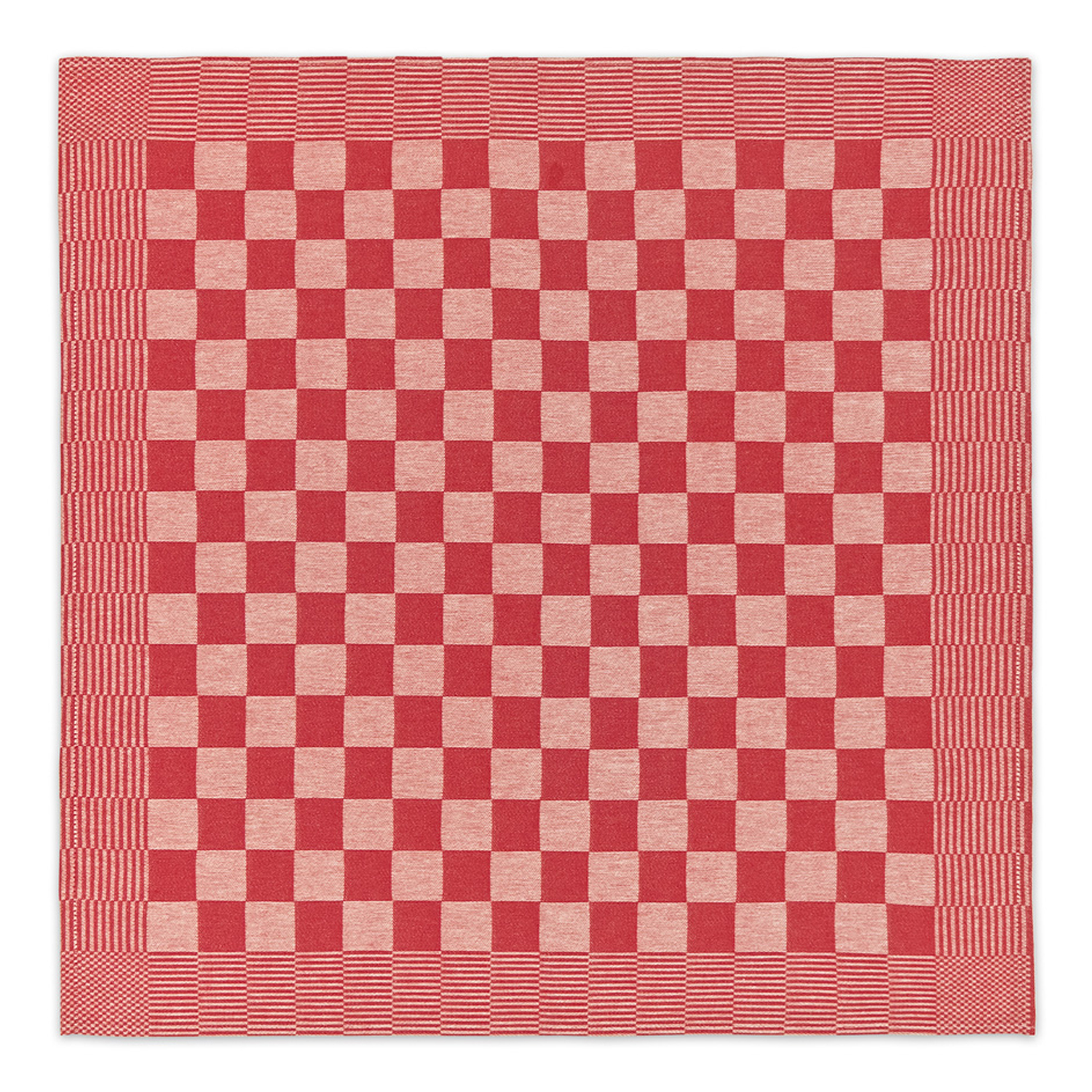 DDDDD Barbeque geschirrtuch 65x65cm rot (6 stück)