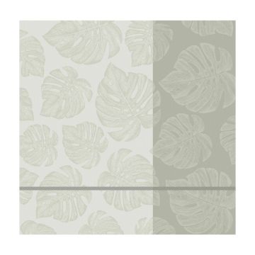 DDDDD Monstera geschirrtuch 60x65cm creme (6 stück)