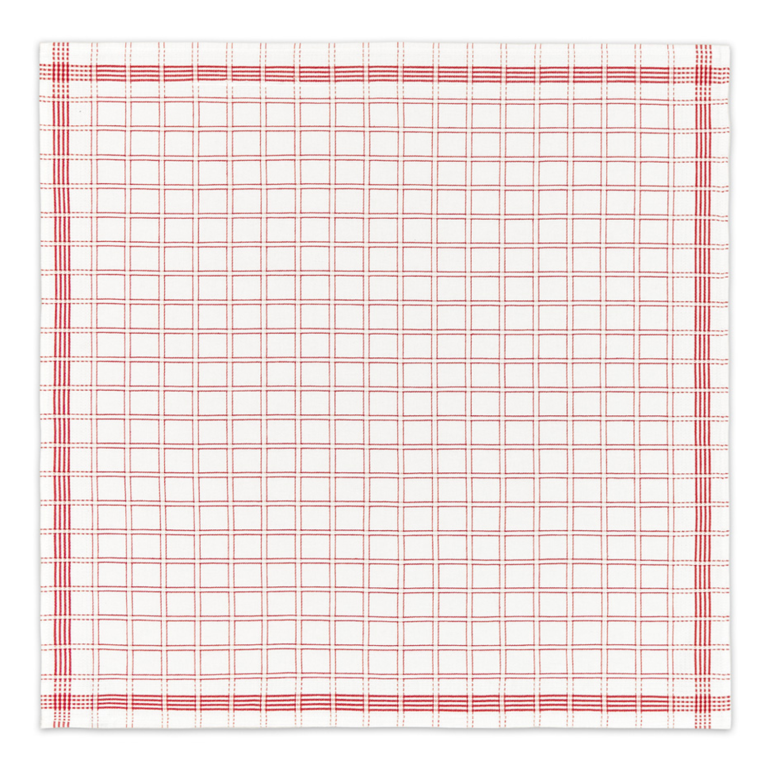DDDDD National geschirrtuch 65x65cm rot (6 stück)