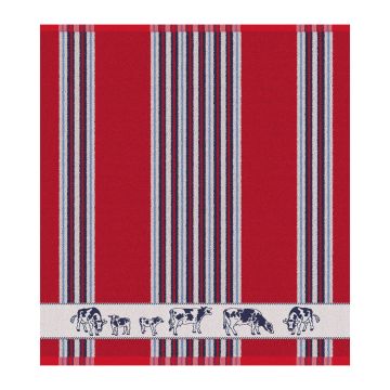 DDDDD Friesian küchentuch 50x55cm rot (6 stück)
