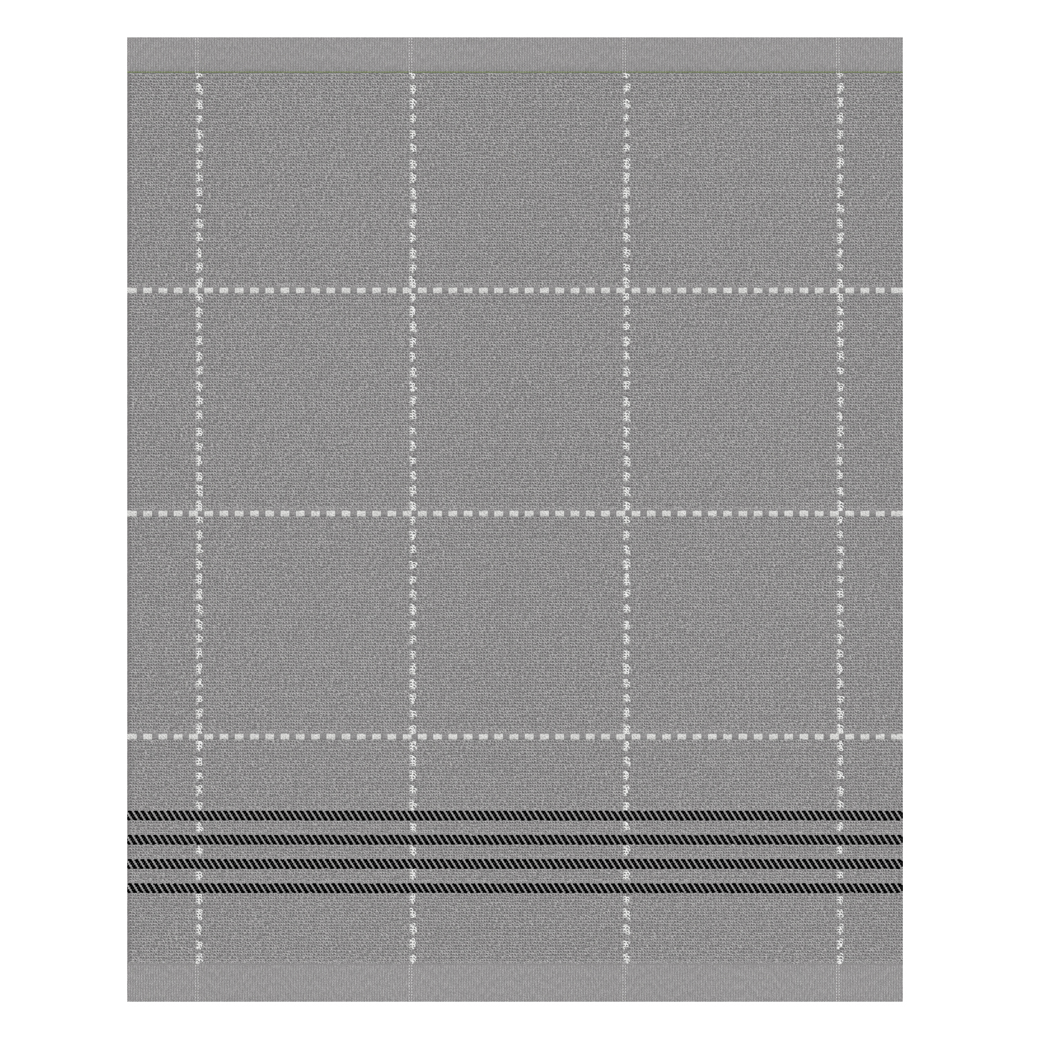 DDDDD Morvan küchentuch 50x55cm bio-baumwolle grau (6 stück)