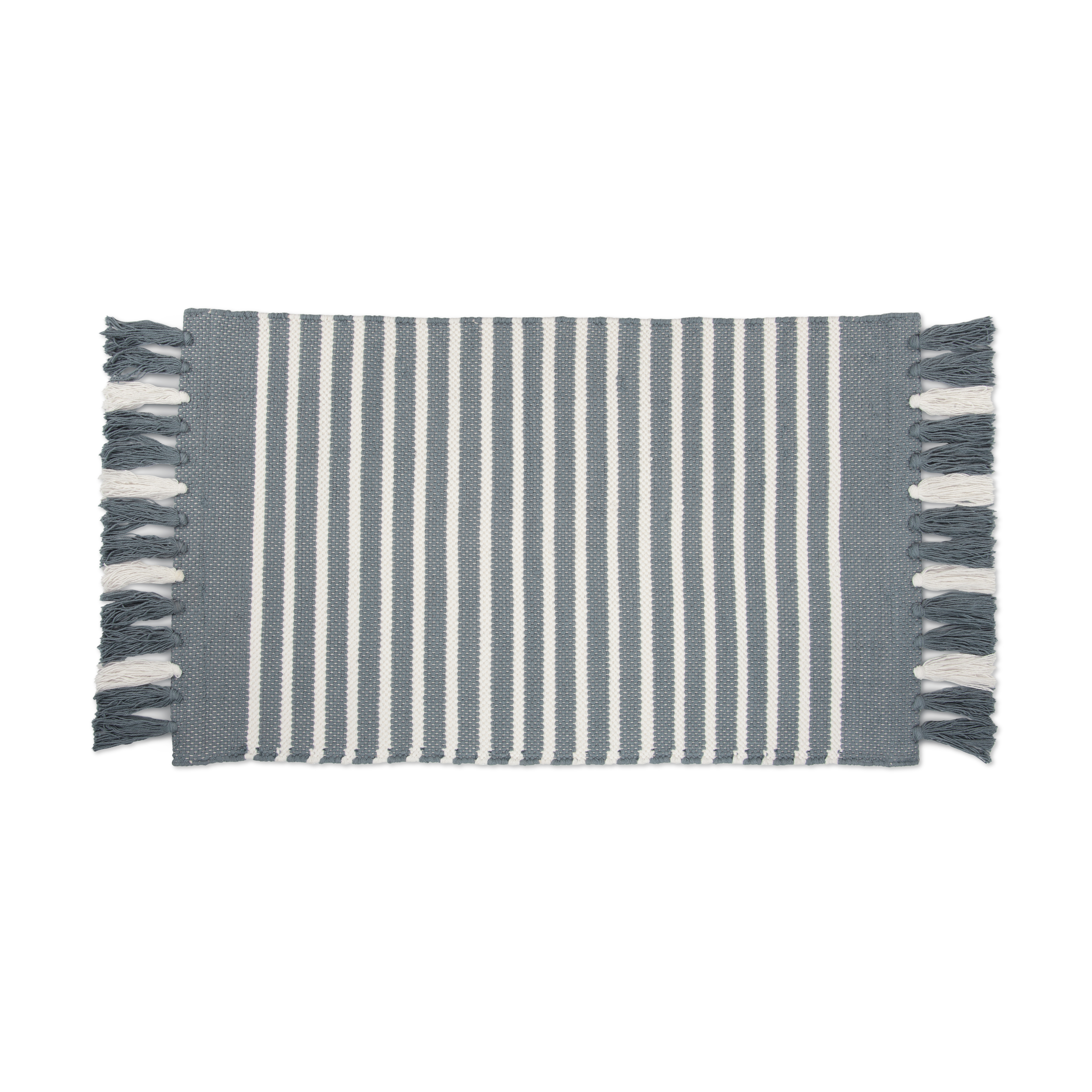Stripes & Structure badematte 60x100cm denim/weiß