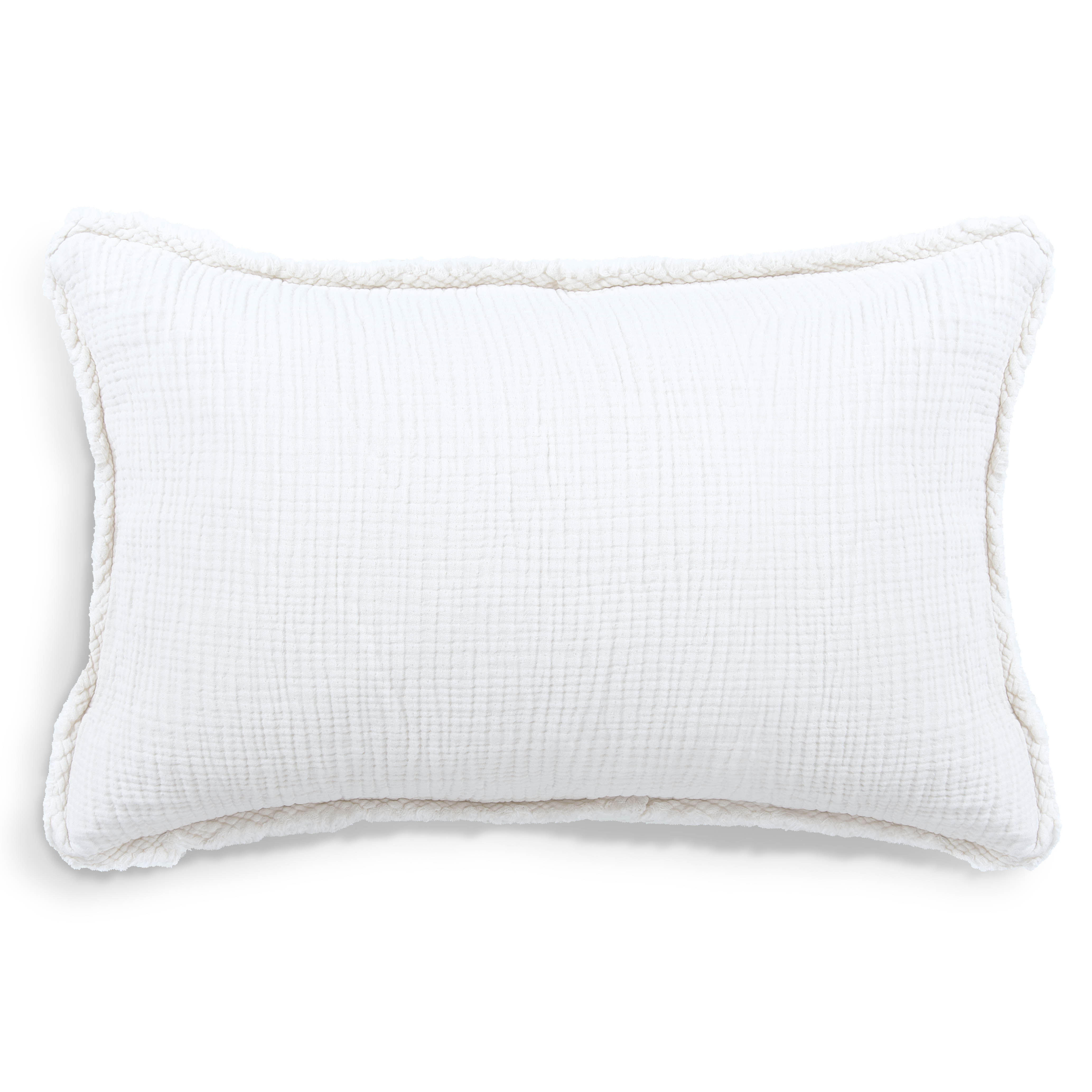 Casual Touch dekokissen 40x60cm weiß
