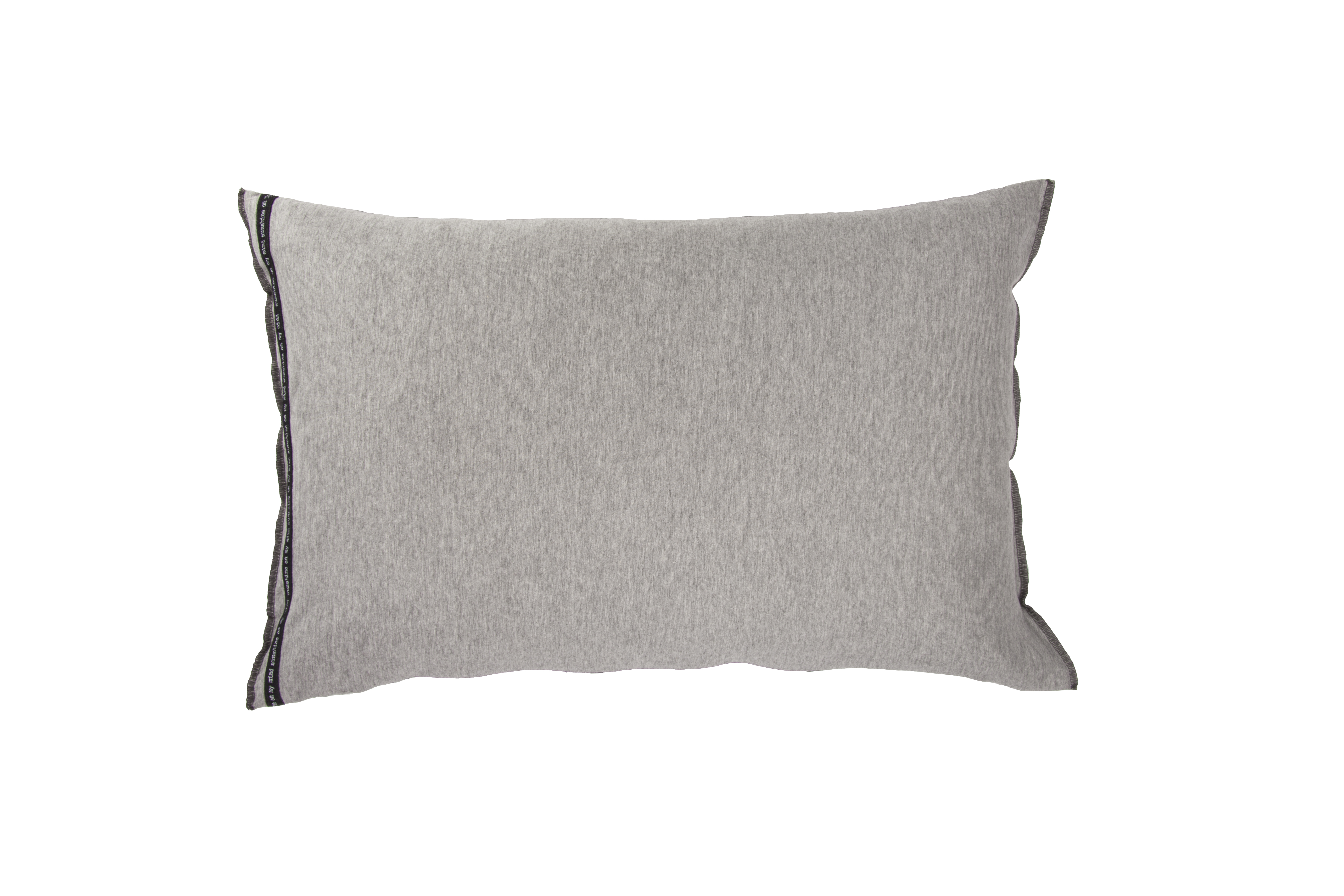 Soft Jersey dekokissen 40x60cm grau/anthrazit