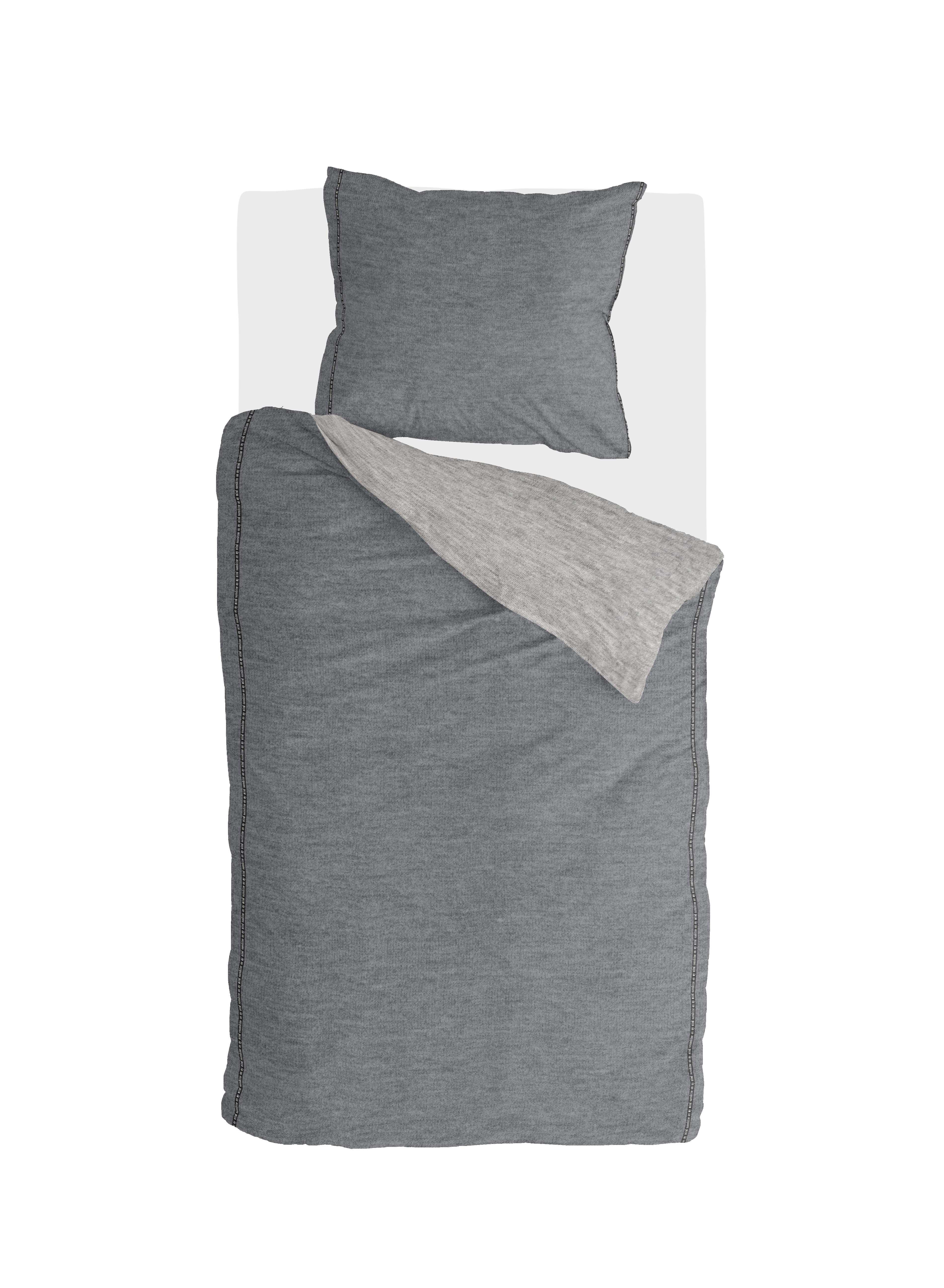 Casual Beauty bettwäsche 140x220cm grau