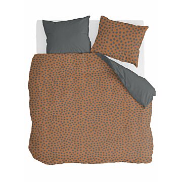 Spots & Dots bettwäsche 240x220cm cognac