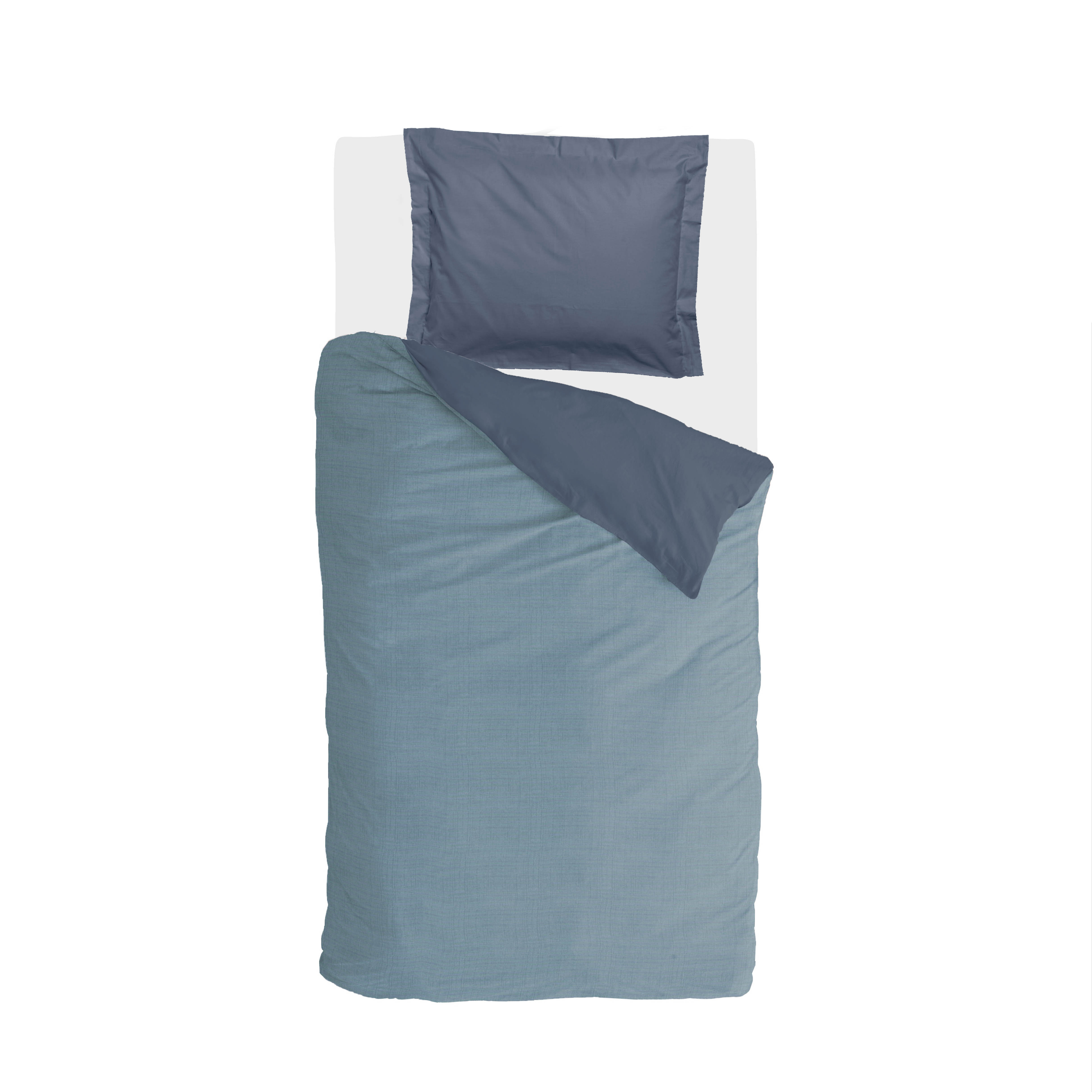 Vintage Club bettwäsche 140x220cm blau
