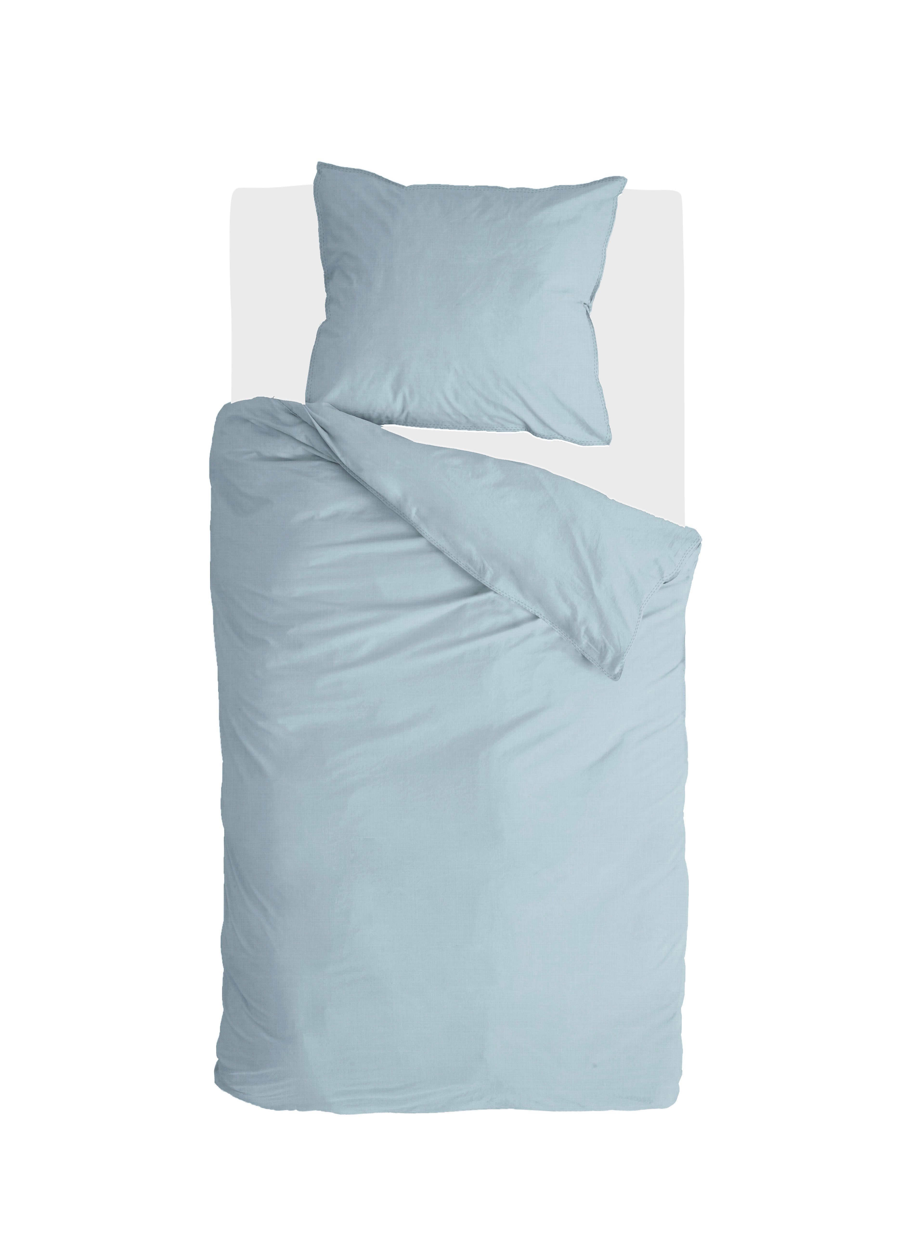 Vintage Cotton bettwäsche 135x200cm denim
