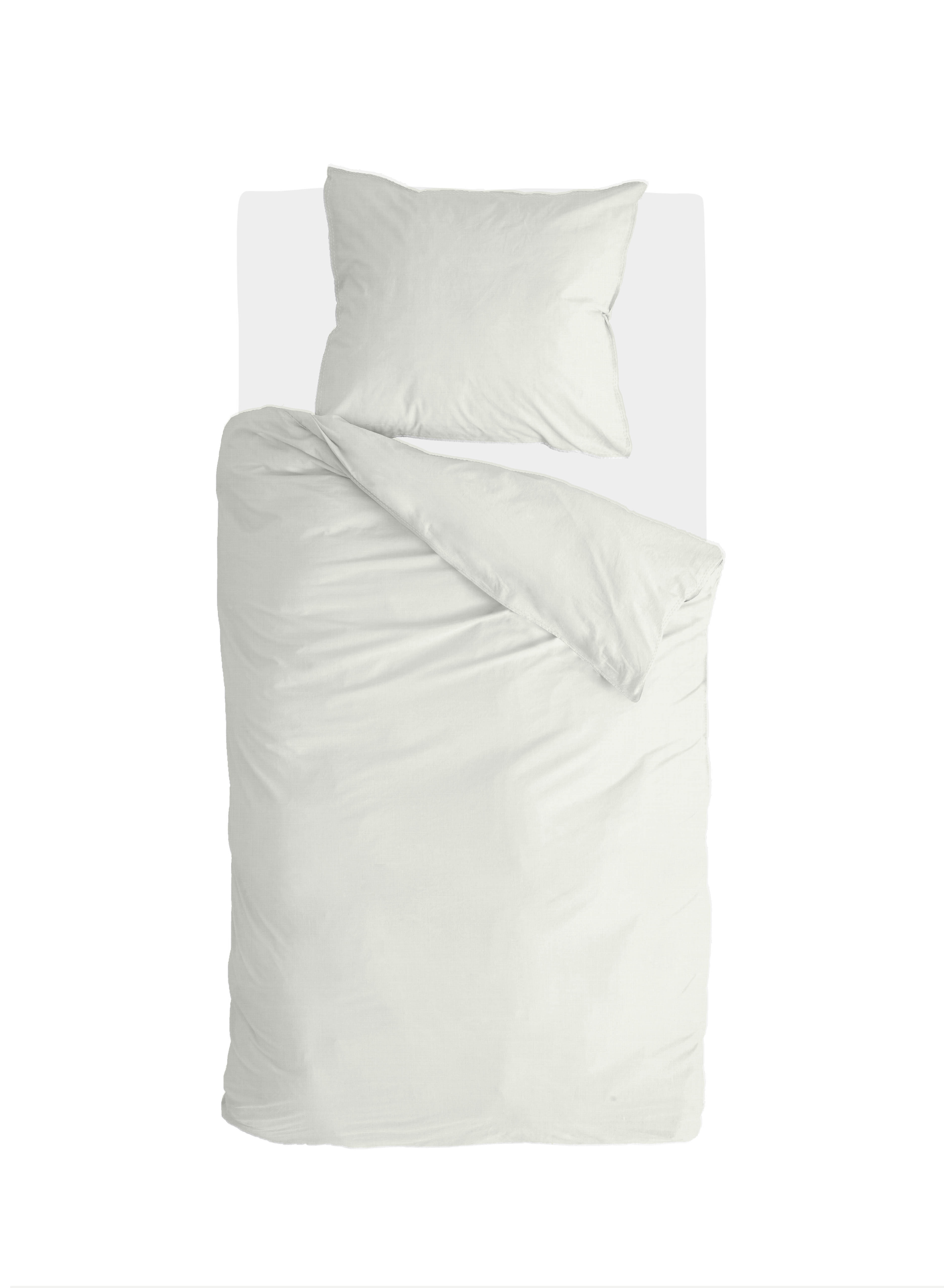 Vintage Cotton bettwäsche 135x200cm creme