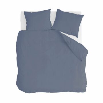 Vintage Cotton bettwäsche 240x220cm blau