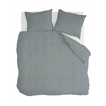 Vintage Cotton bettwäsche 240x220cm elefantengrau