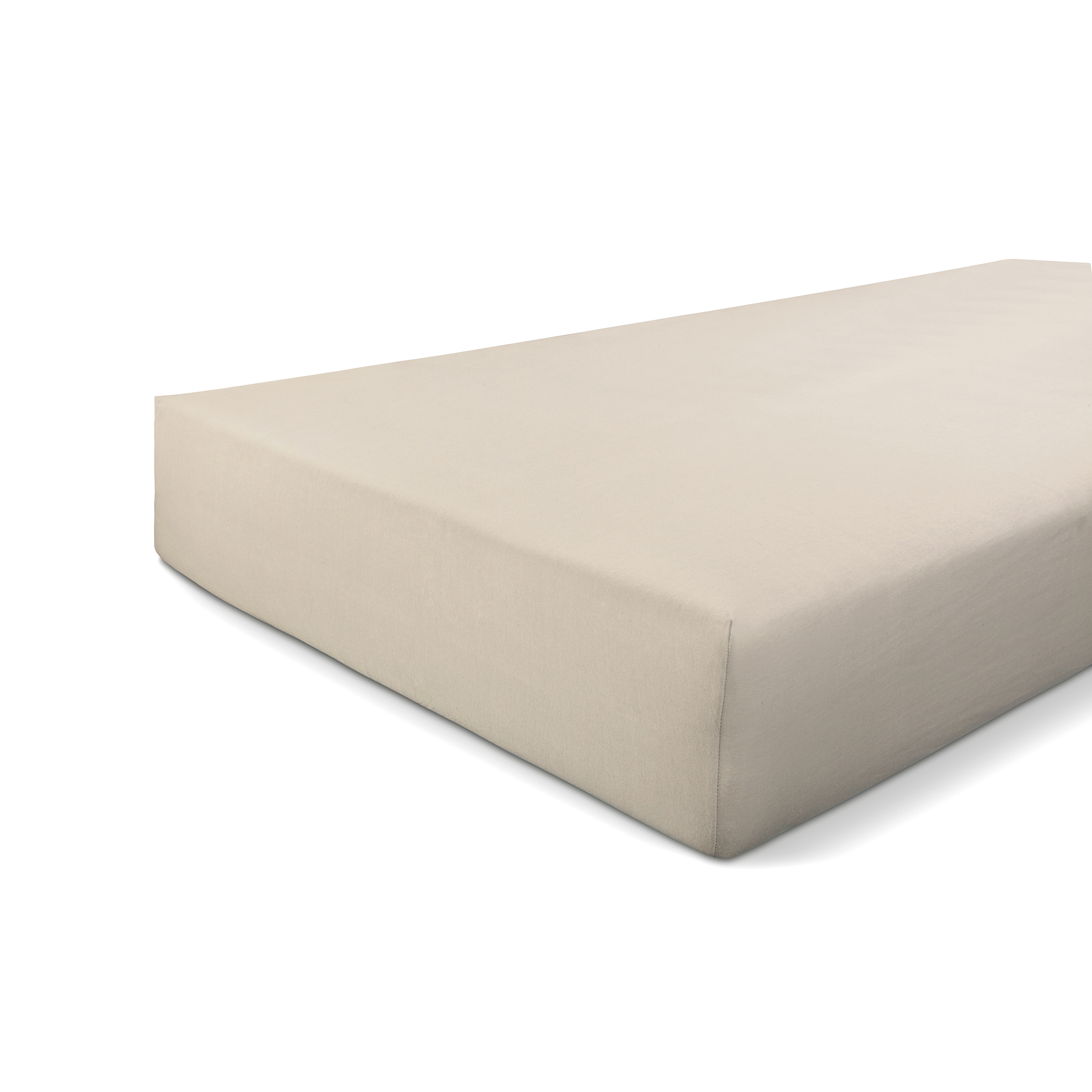 Jersey Stretch spannbettlaken 180x200/210cm sand