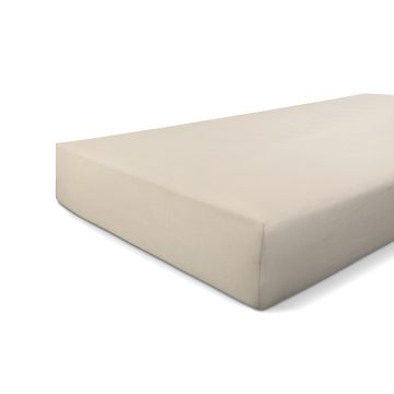 Jersey Stretch spannbettlaken 90x220cm sand