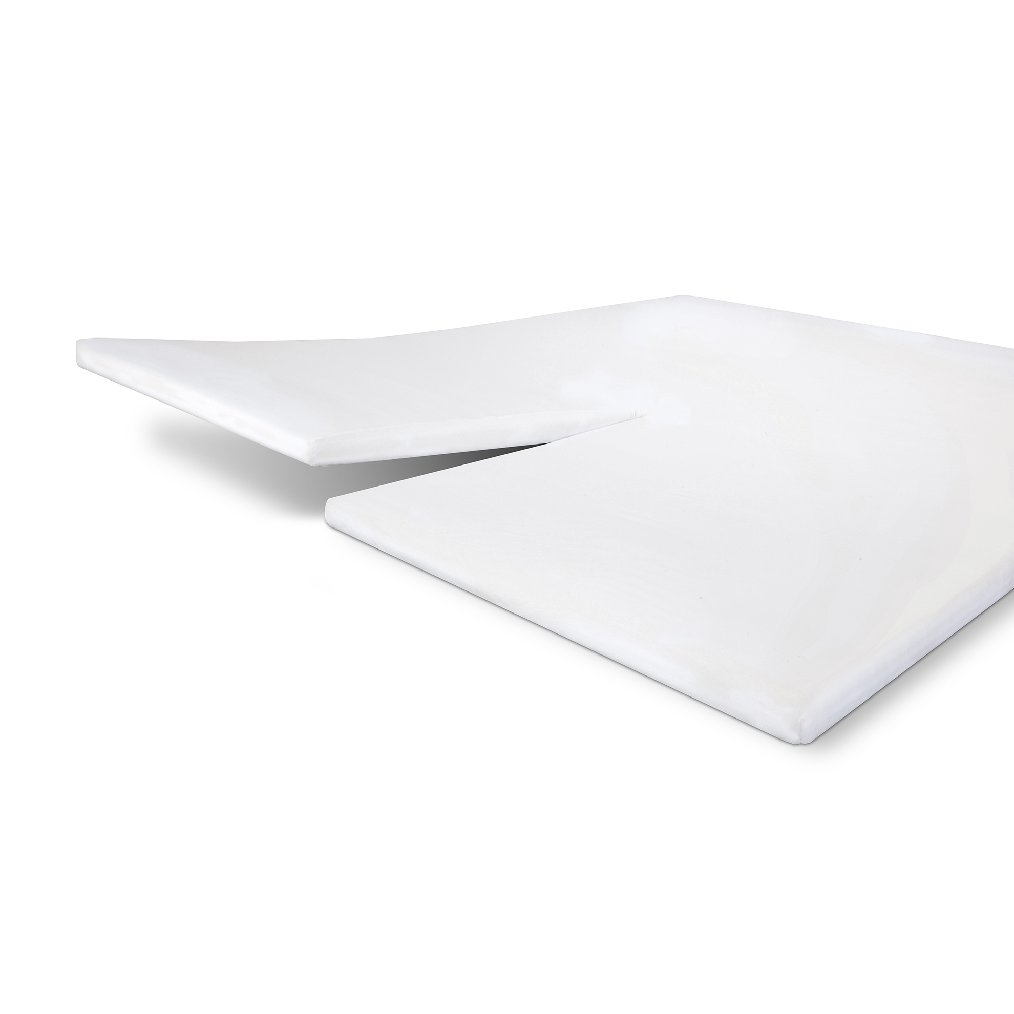 Jersey Stretch einfach splittopper-spannbettlaken 180x200/210cm weiß