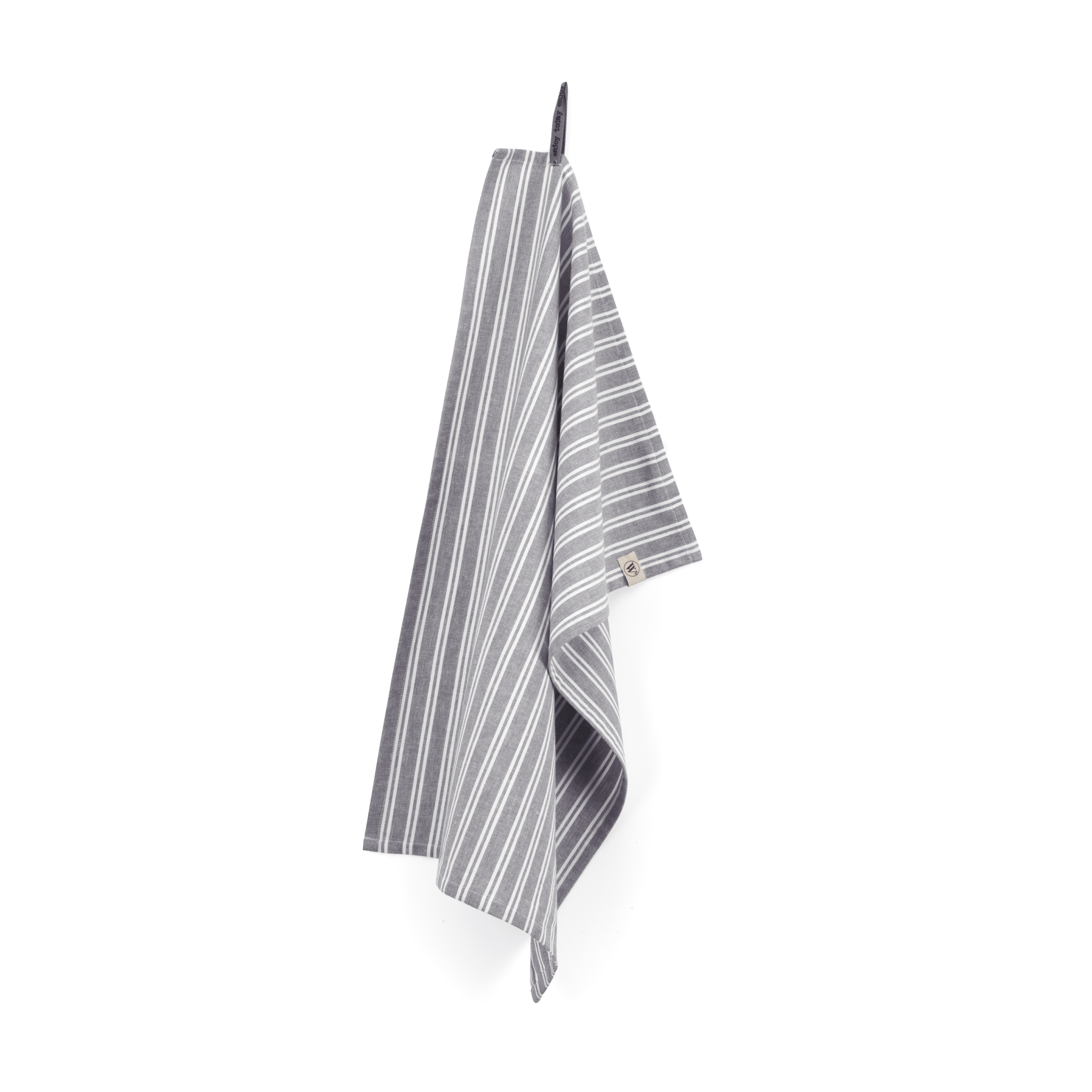 Dry weißh Stripes geschirrtuch 50x70cm aus schwarz