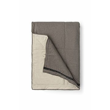 Soft Jersey tagesdecke 130x180cm taupe/sand