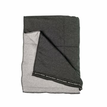 Soft Jersey tagesdecke 130x180cm grau/anthrazit