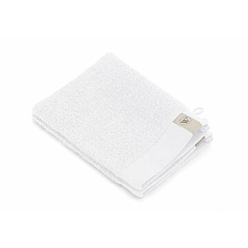 Soft Cotton waschlappen/waschhandschuh 16x21cm weiß (2 stück)